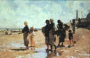 John Singer Sargent Oyster Gatherers of Cancale oil